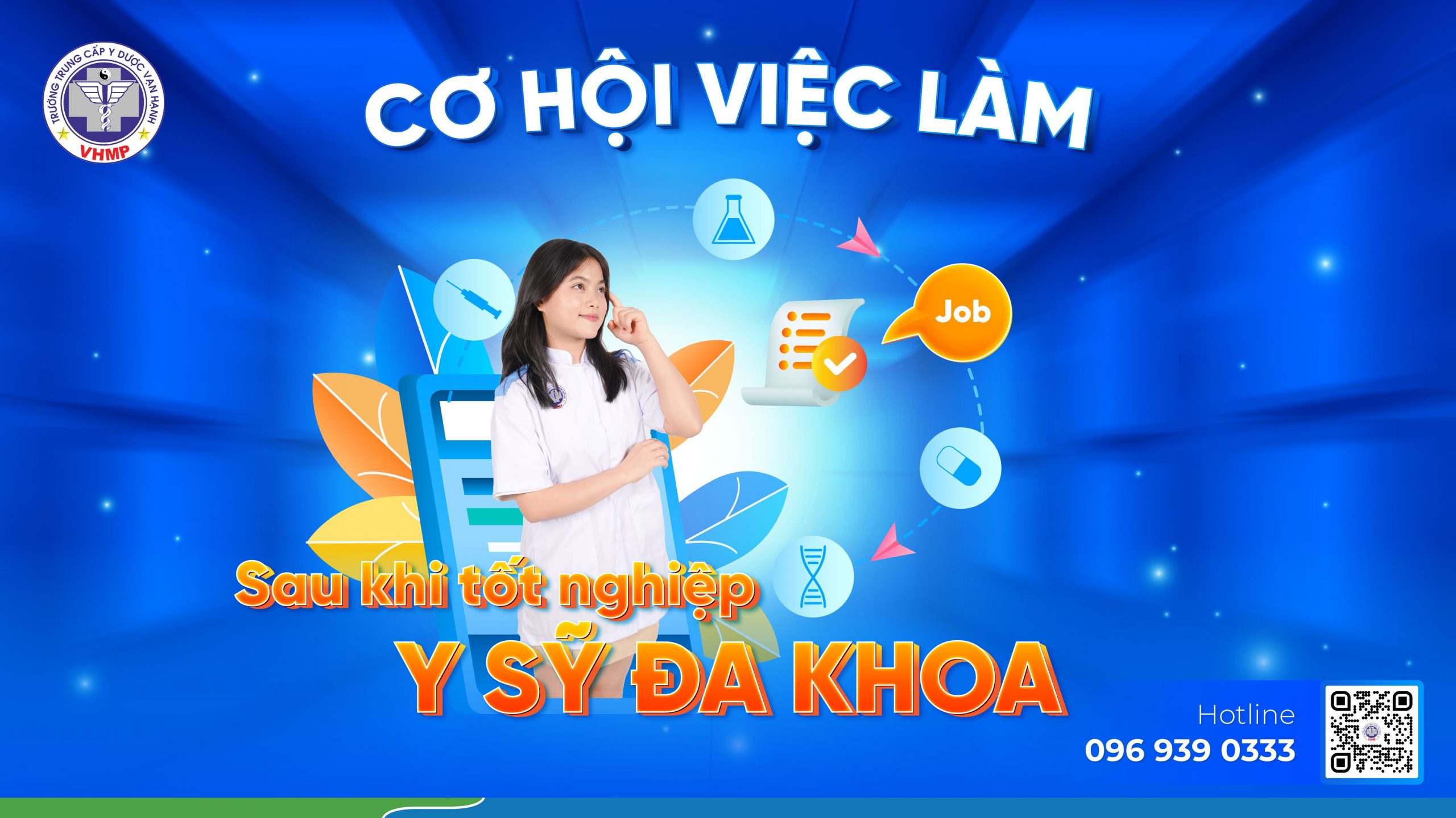 Ngành Y sĩ Đa khoa mang lại rất nhiều hướng đi cho tương lai, từ làm việc tại các cơ sở y tế đến phát triển sự nghiệp cá nhân, học lên cao hơn hoặc tham gia các dự án cộng đồng.